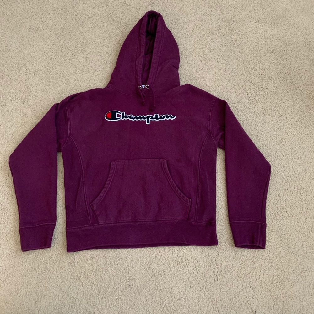 Champion hoodie (burgundy) - Picture 1 of 3